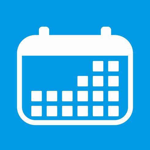 Vektor-Kalender-Symbol vektor