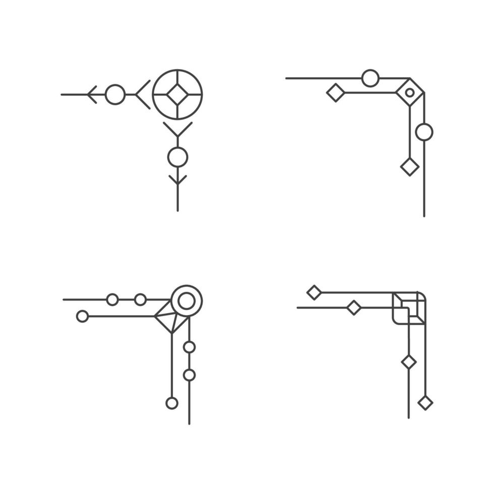 gränsen vektor illustration design