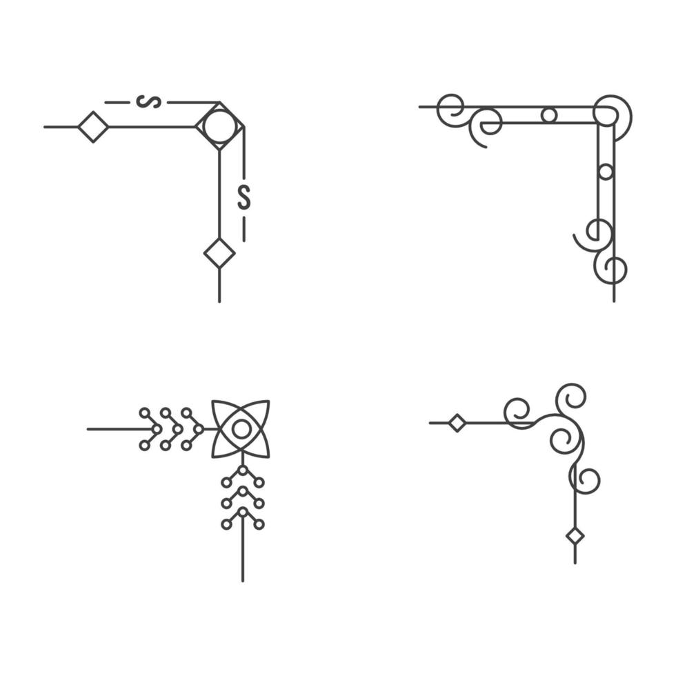 gränsen vektor illustration design