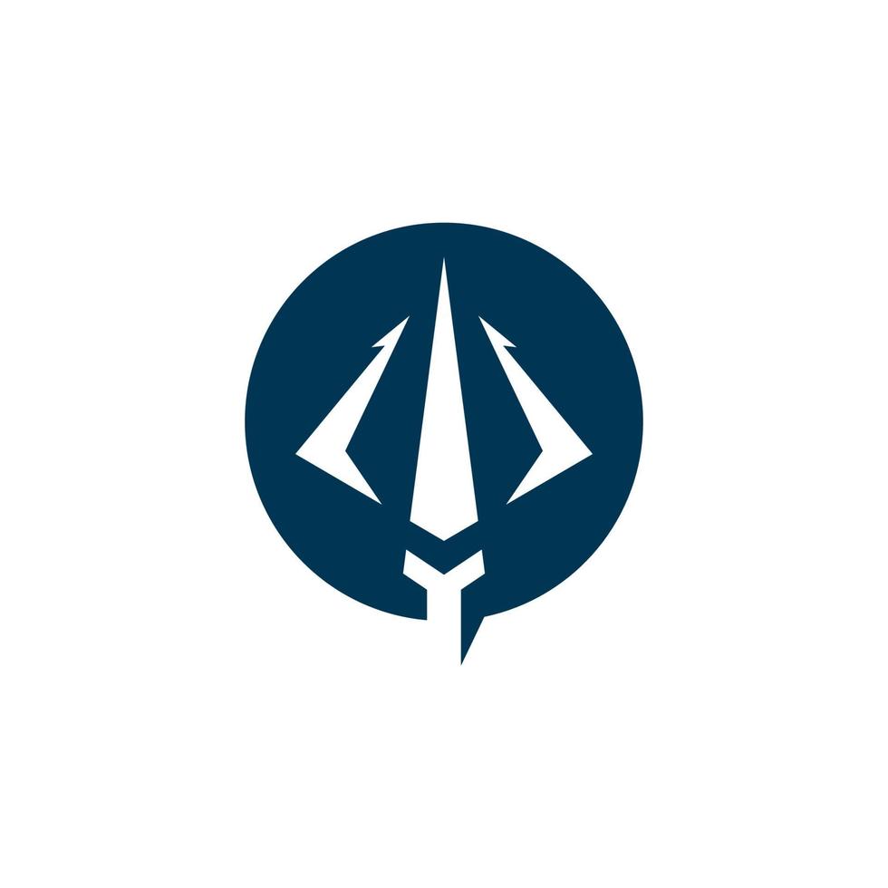 trident vektor logotyp ikon illustration tecken symbol