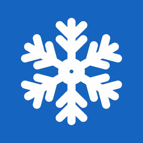 Vektor Schneeflockensymbol