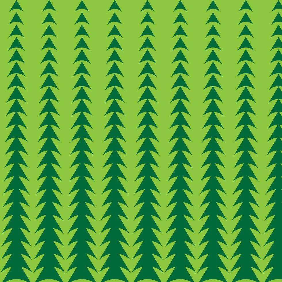 modern einfach Vektor abstrakt Nahtlos dunkel Grün Farbe Baum Muster auf lite Grün Farbe Hintergrund