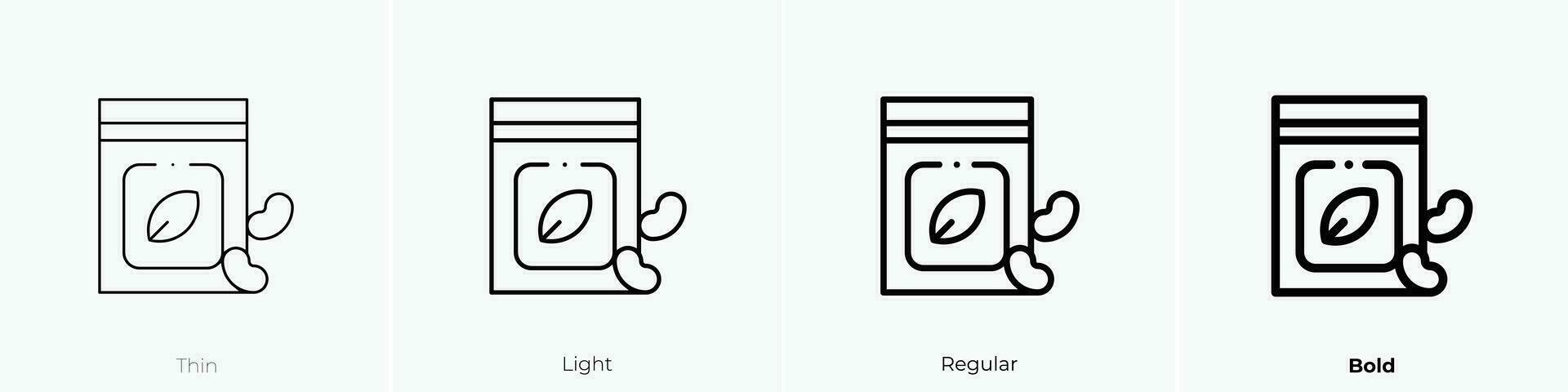 Saat Symbol. dünn, Licht, regulär und Fett gedruckt Stil Design isoliert auf Weiß Hintergrund vektor