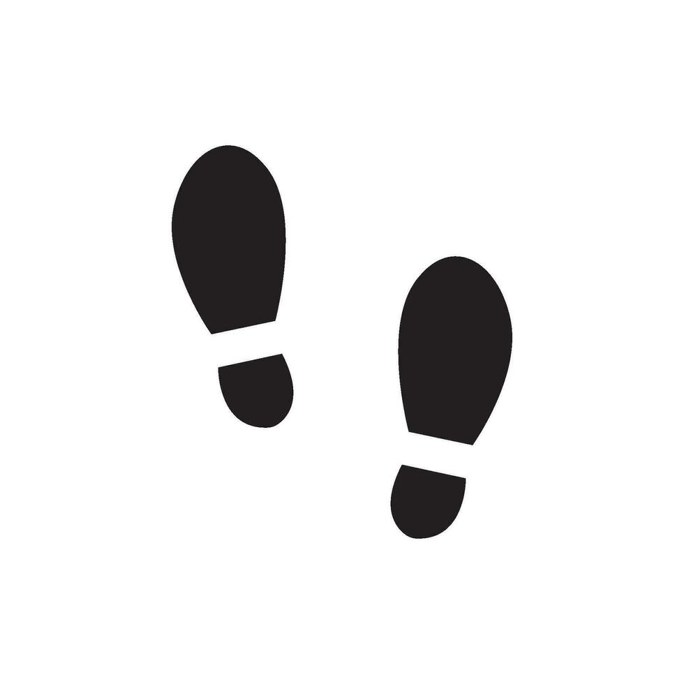 Fußabdruck Symbol Vektor