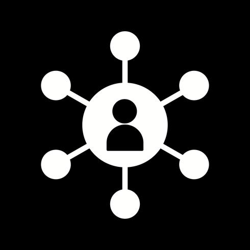 Vektor-SEO-Benutzer-Symbol vektor