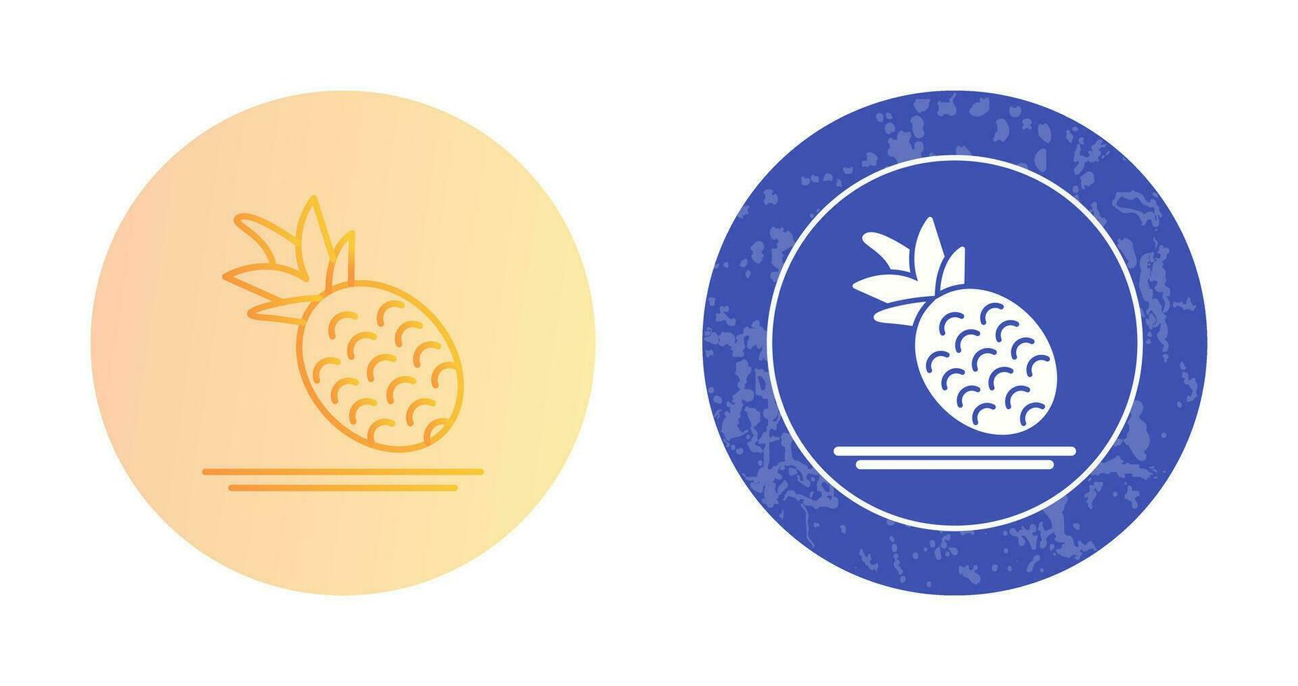 Ananas-Vektor-Symbol vektor