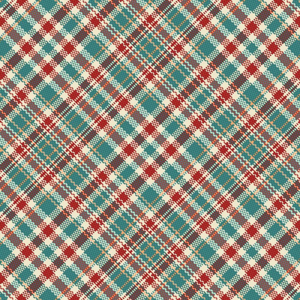 tartan plädmönster med textur och naturfärg. vektor