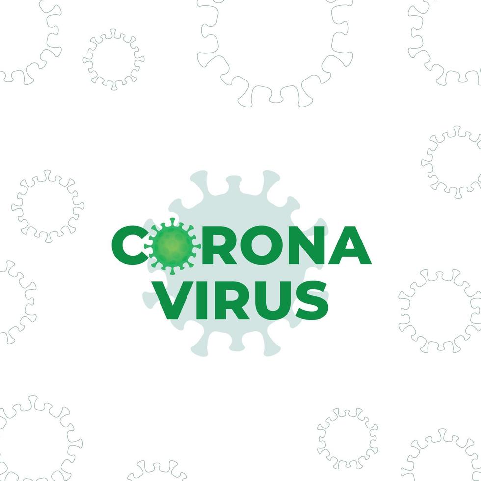 Stoppen Sie das Corona-Virus Covid-19 vektor