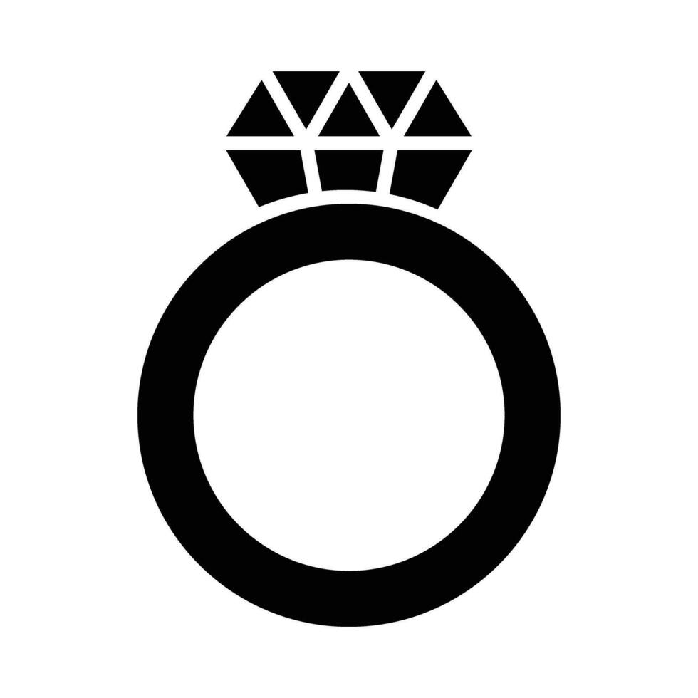 Juwelier Vektor Glyphe Symbol zum persönlich und kommerziell verwenden.
