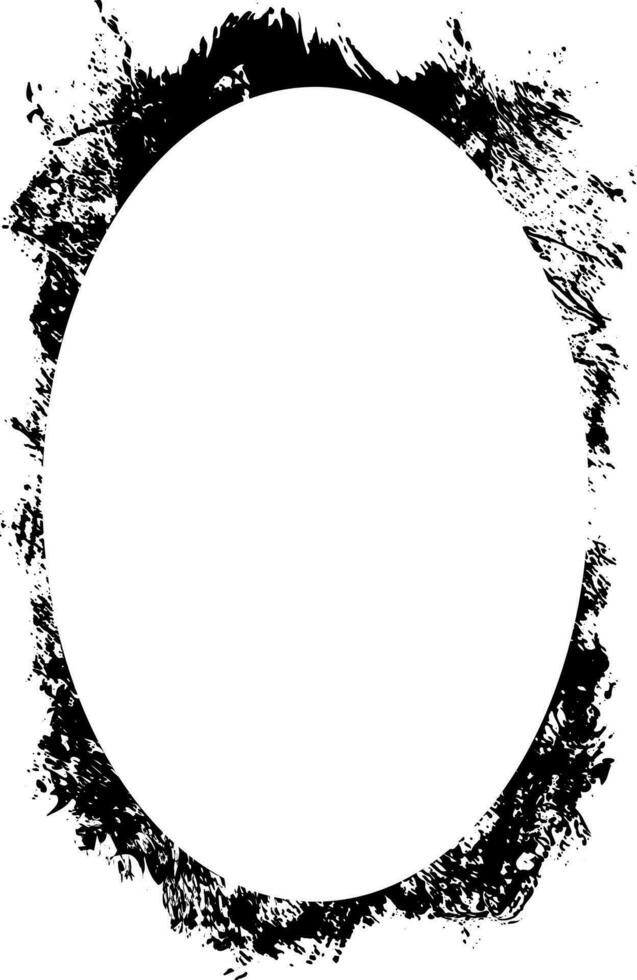 ein schwarz und Weiß Kreis mit ein schwarz Farbe Spritzer, ein bunt Rahmen mit ein Weiß Grenze, abstrakt Regenbogen Rahmen auf ein schwarz Hintergrund mit Platz zum Ihre Text und Foto zum Extras bewirken vektor