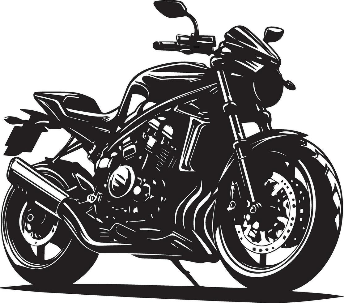Motorrad Vektor Silhouette Illustration