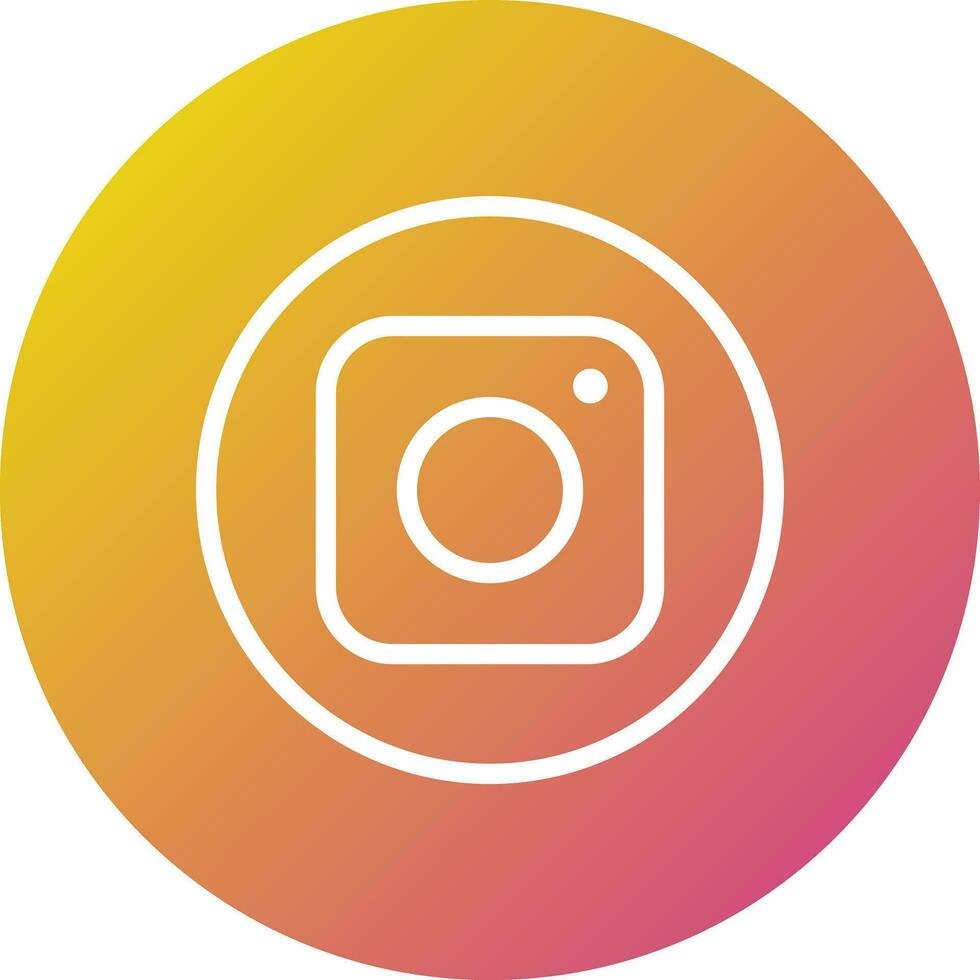 instagram Vektor Symbol Design Illustration