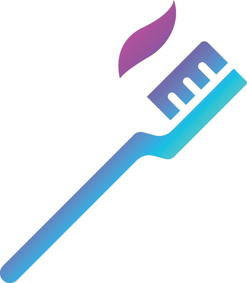 Zahn Bürste Vektor Symbol Design Illustration