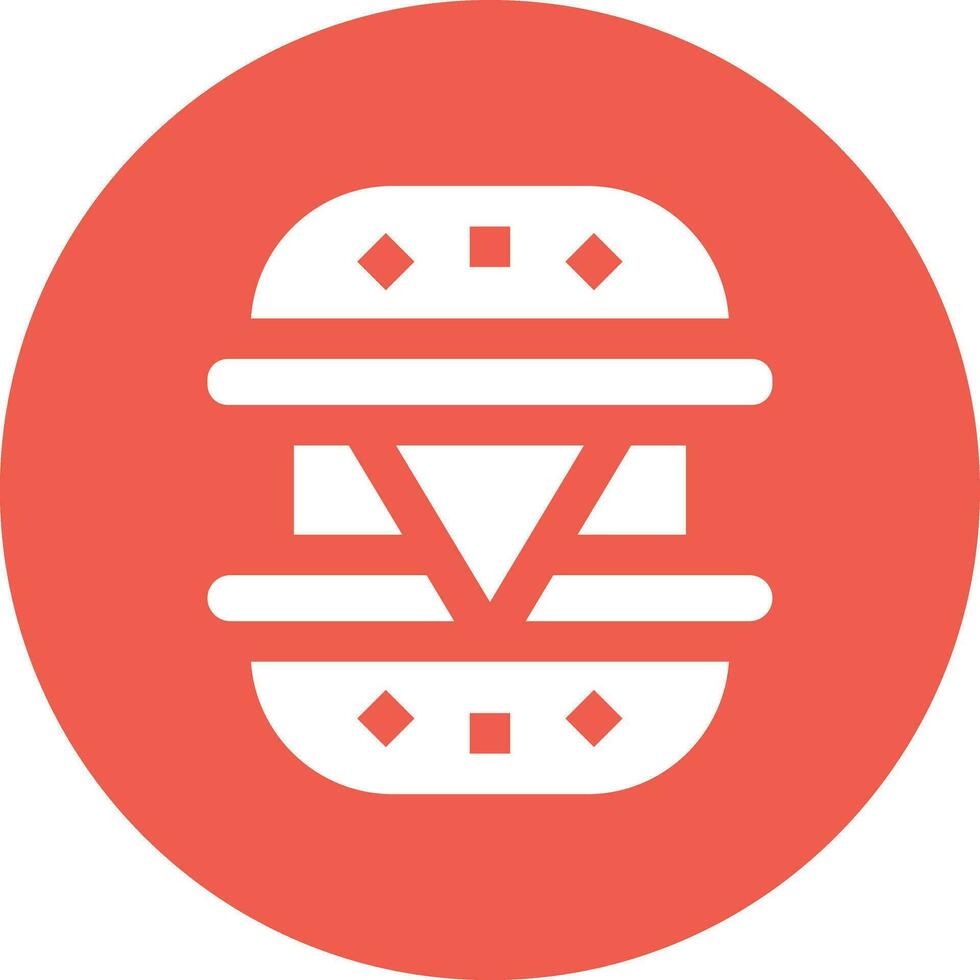 Käse Burger Vektor Symbol Design Illustration