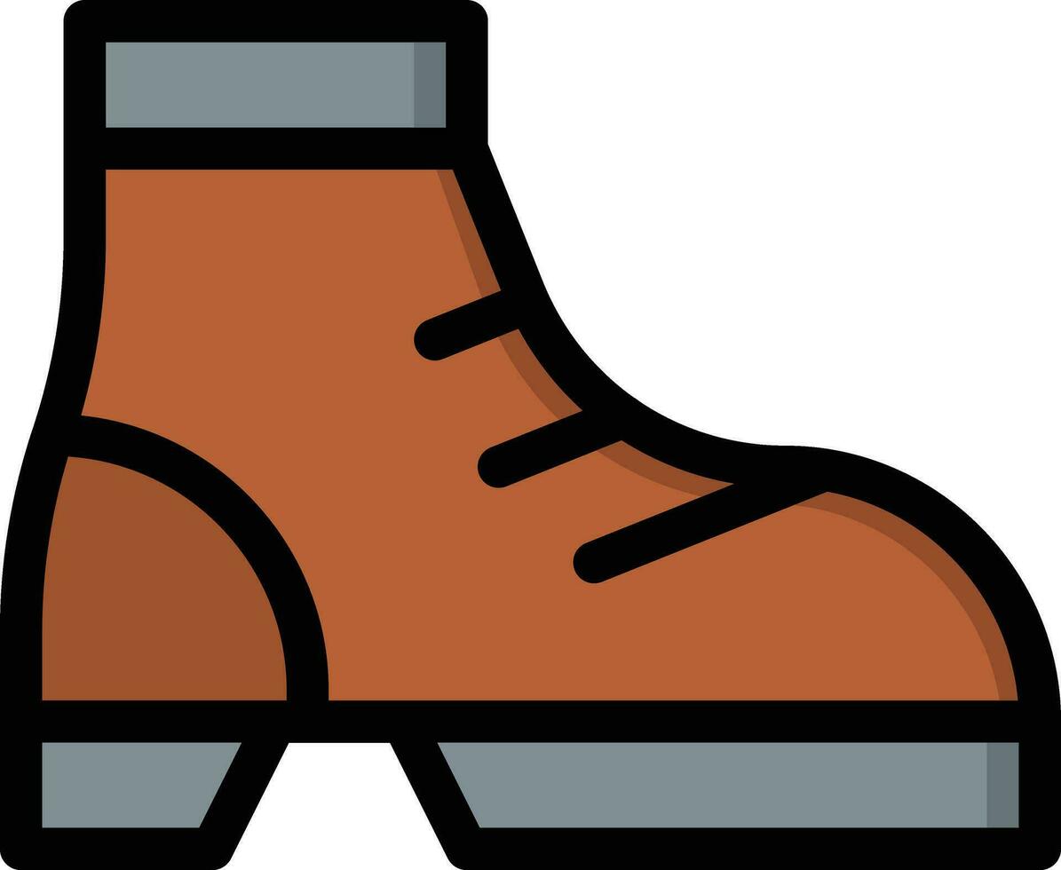 Stiefel-Vektor-Icon-Design-Illustration vektor