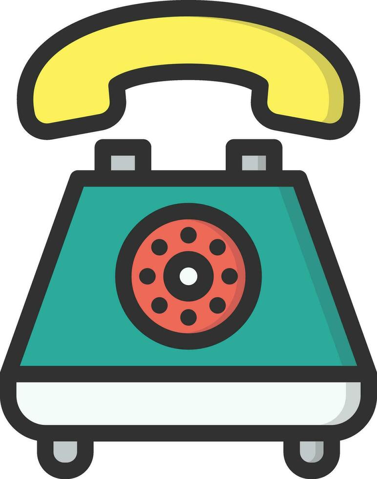 Telefon-Vektor-Icon-Design-Illustration vektor