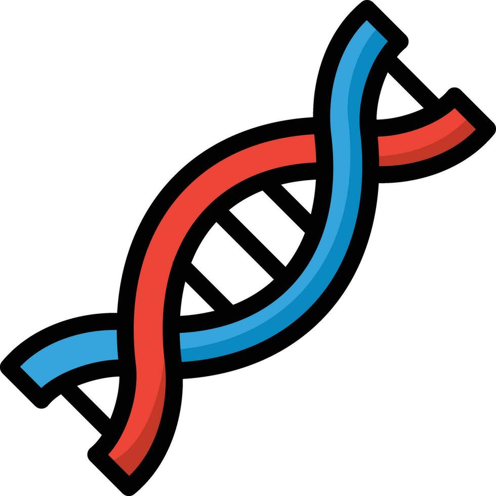 DNA-Vektor-Icon-Design-Illustration vektor