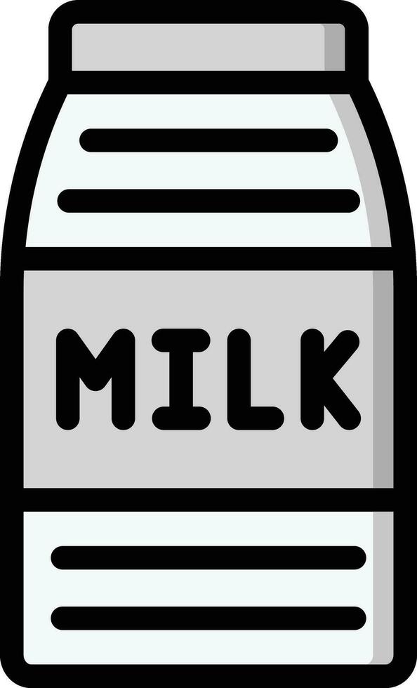 Milch-Vektor-Icon-Design-Illustration vektor