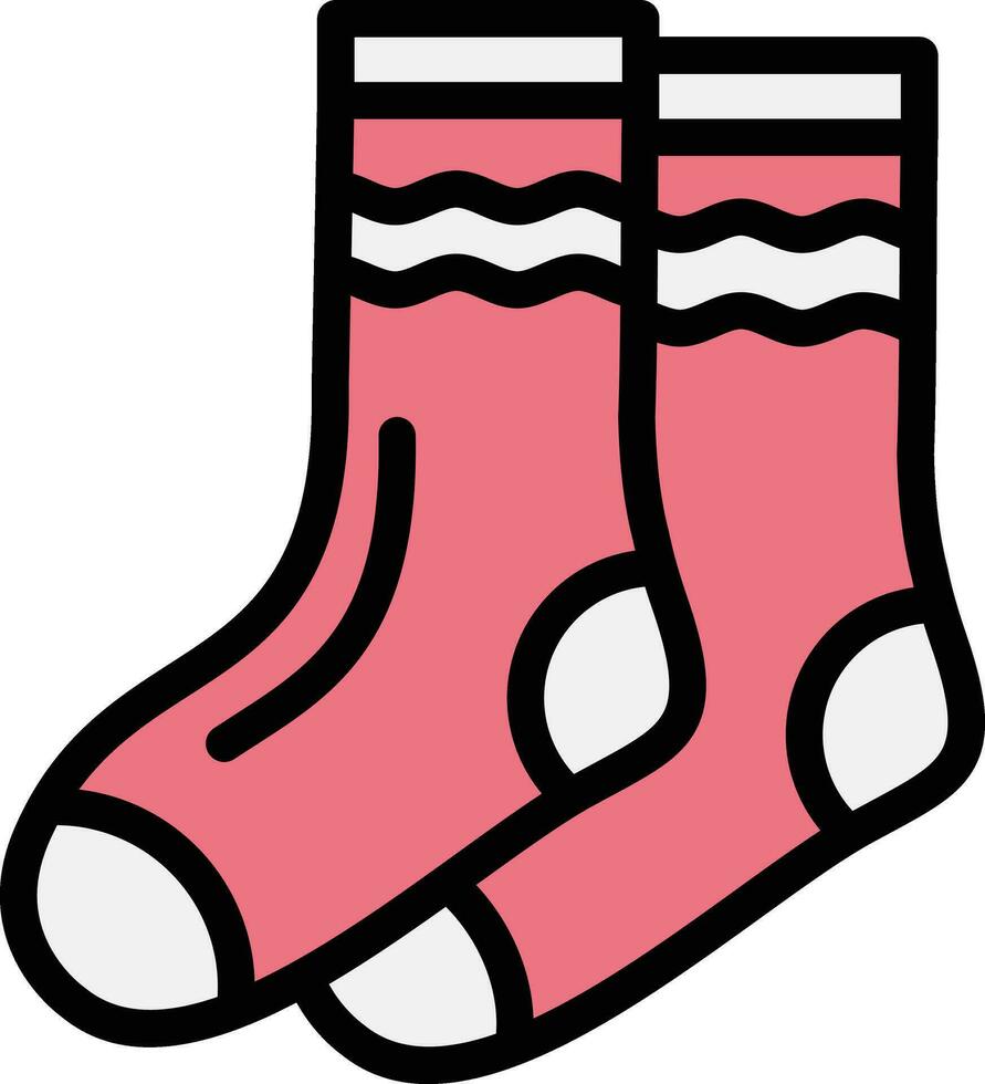 Socke Vektor Symbol Design Illustration