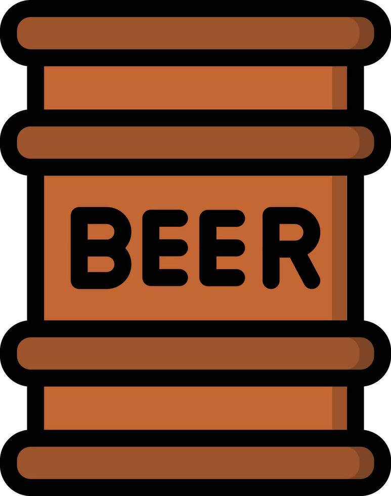 Bier Fass Vektor Symbol Design Illustration