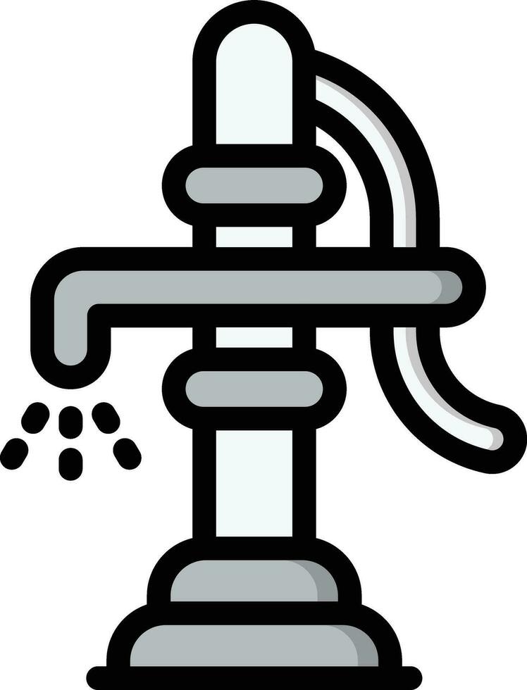 Wasser Pumpe Vektor Symbol Design Illustration