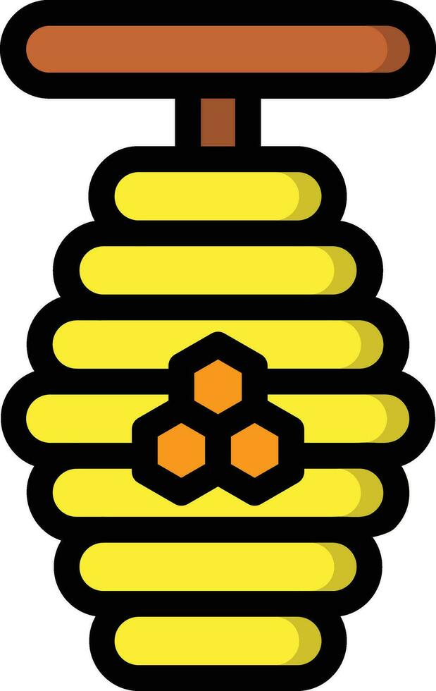 Honig Biene Vektor Symbol Design Illustration