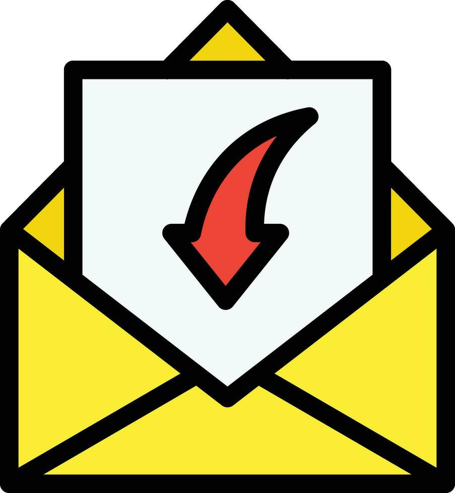 erhalten Mail Vektor Symbol Design Illustration