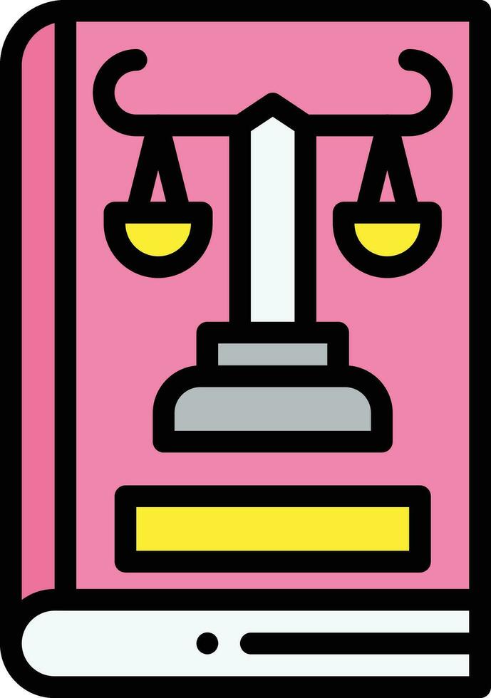 Unternehmen Gesetz Vektor Symbol Design Illustration