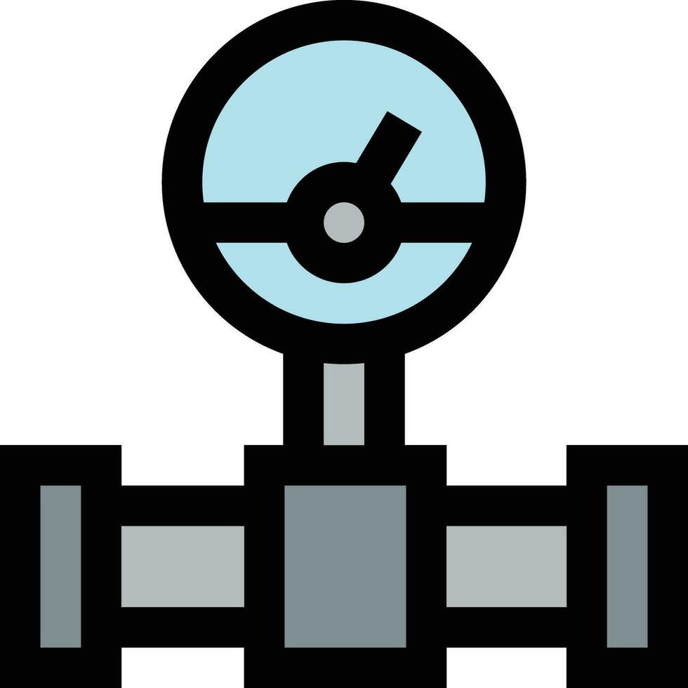 bränsle mätare vektor ikon design illustration