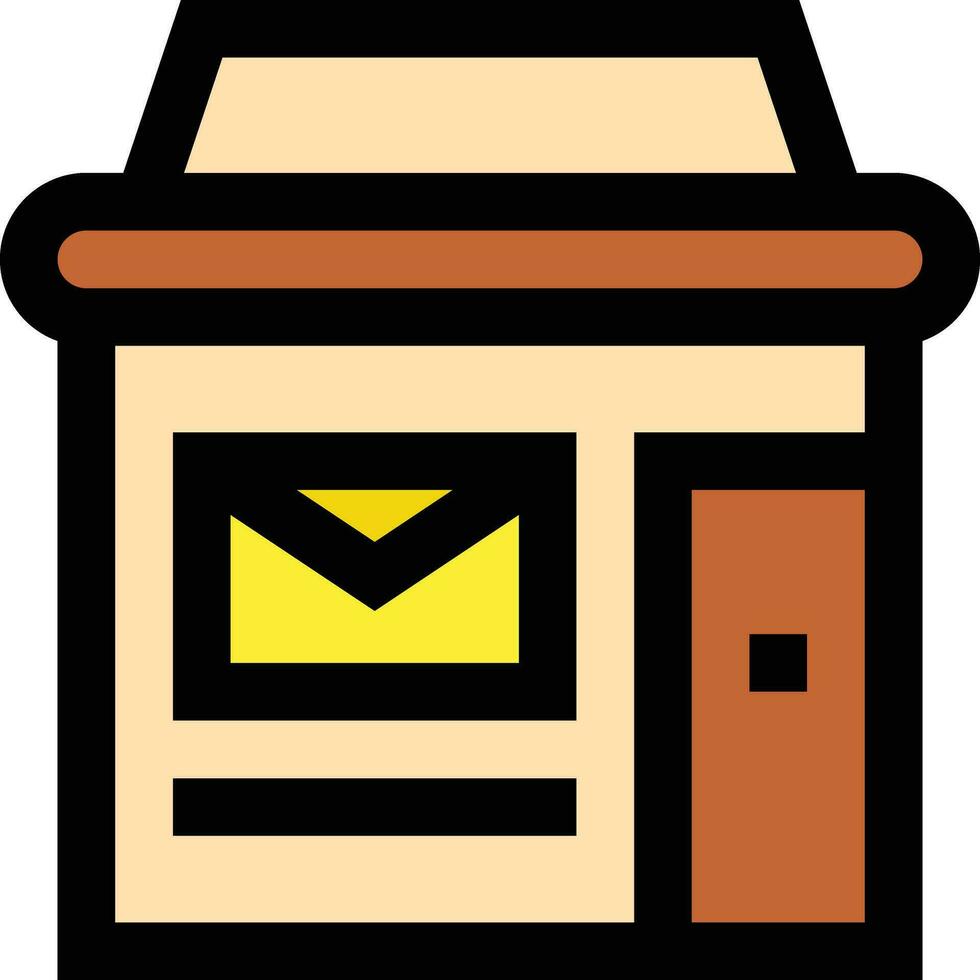 Ladung Post Büro Vektor Symbol Design Illustration