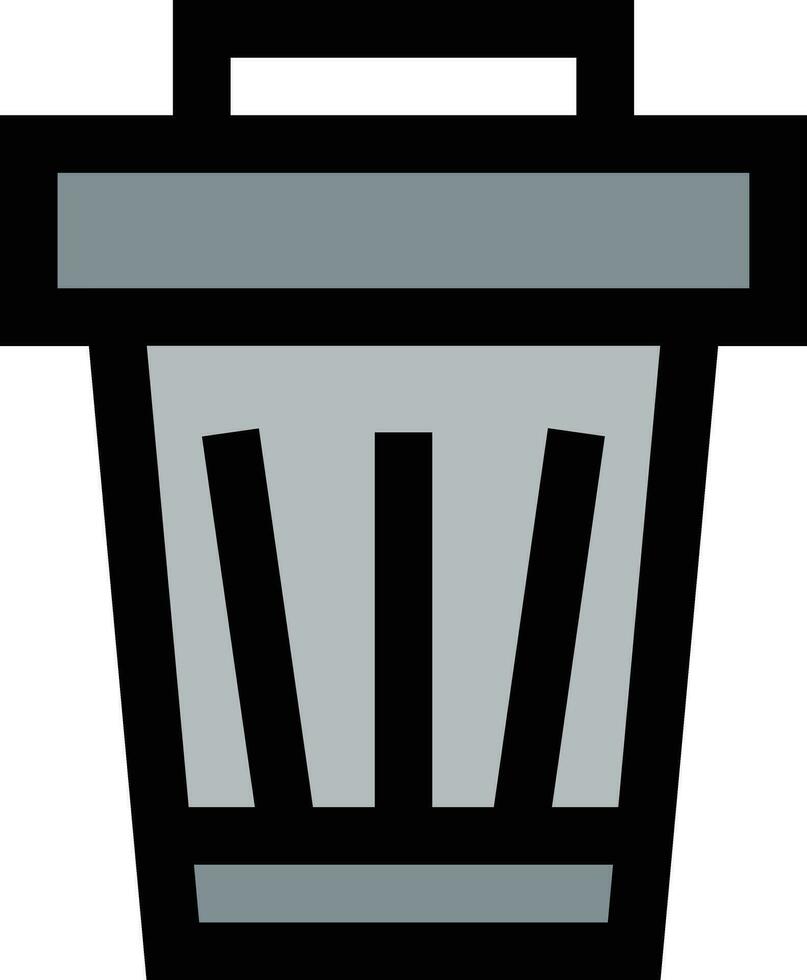 bin-Vektor-Icon-Design-Illustration vektor