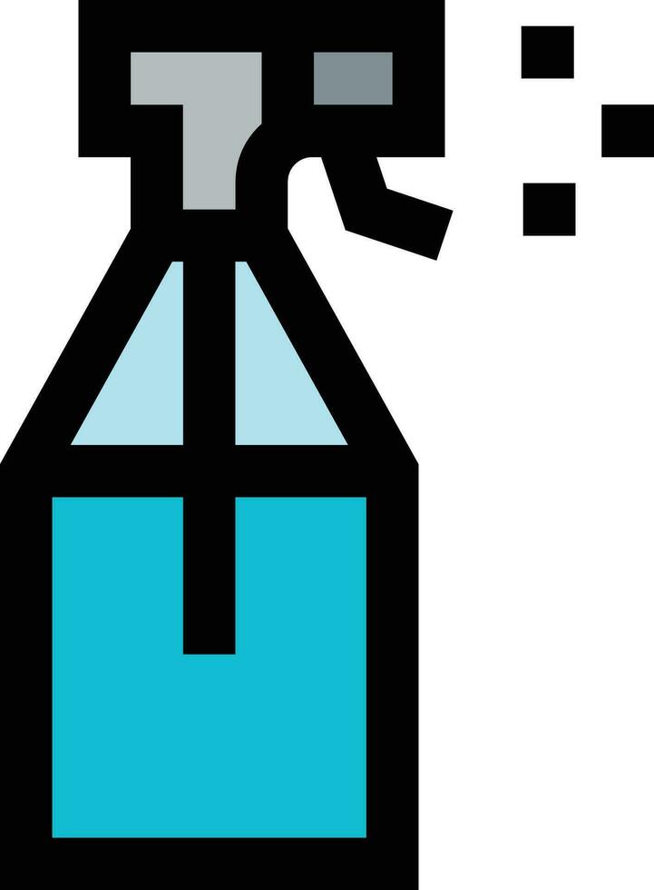 Sprühflasche-Vektor-Icon-Design-Illustration vektor