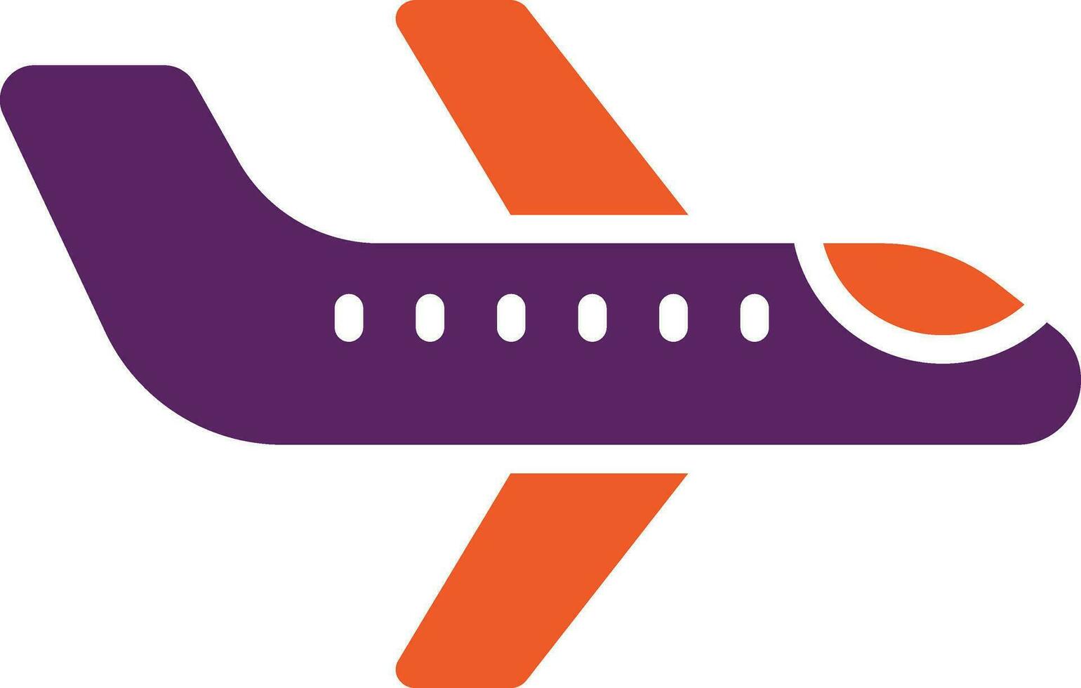 Flugzeug-Vektor-Icon-Design-Illustration vektor