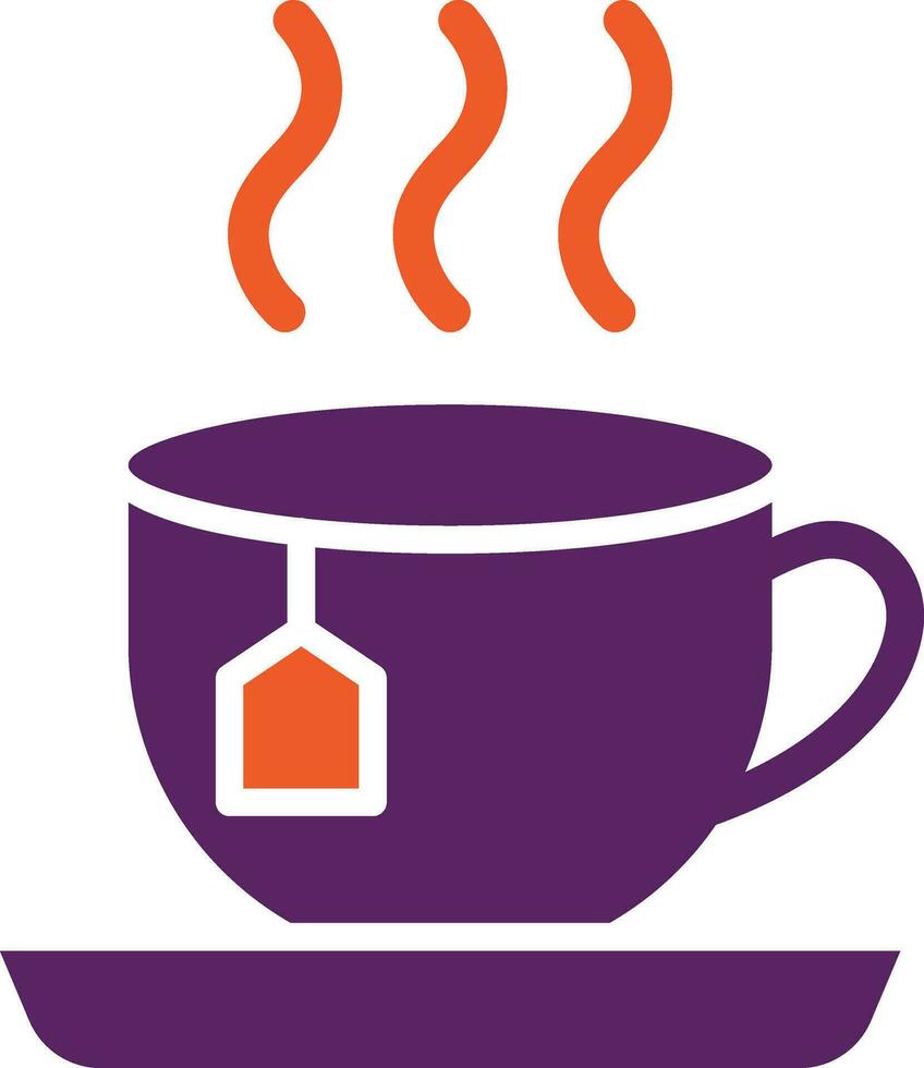 Tee Tasse Vektor Symbol Design Illustration