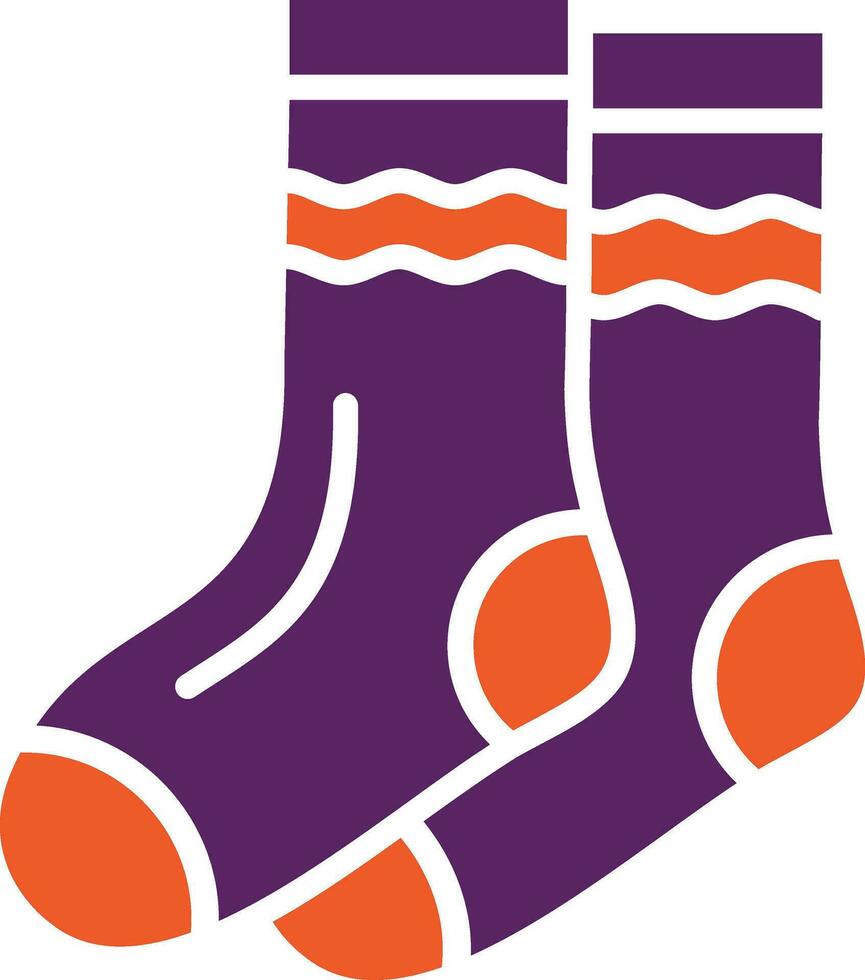 Socke Vektor Symbol Design Illustration