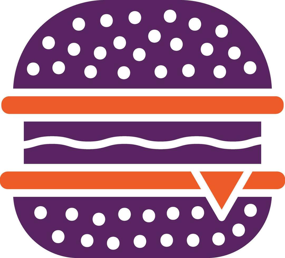 Burger Vektor Symbol Design Illustration