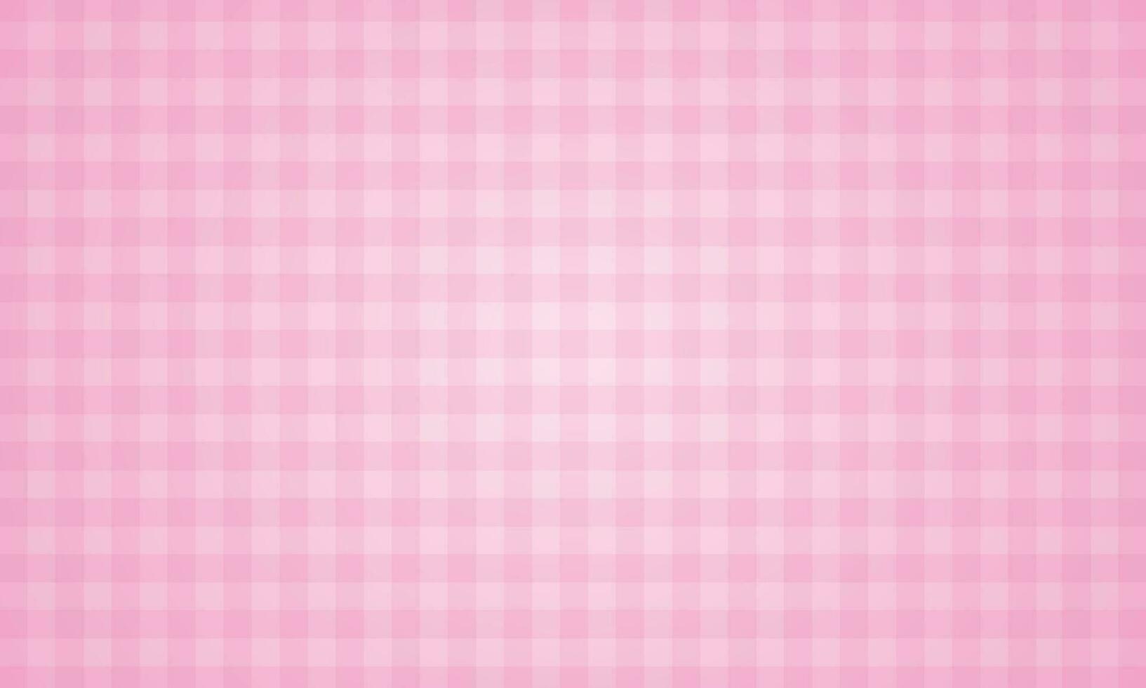 Vektor Pastell- klein Rosa Gingham Schachbrett ästhetisch Dame Hintergrund