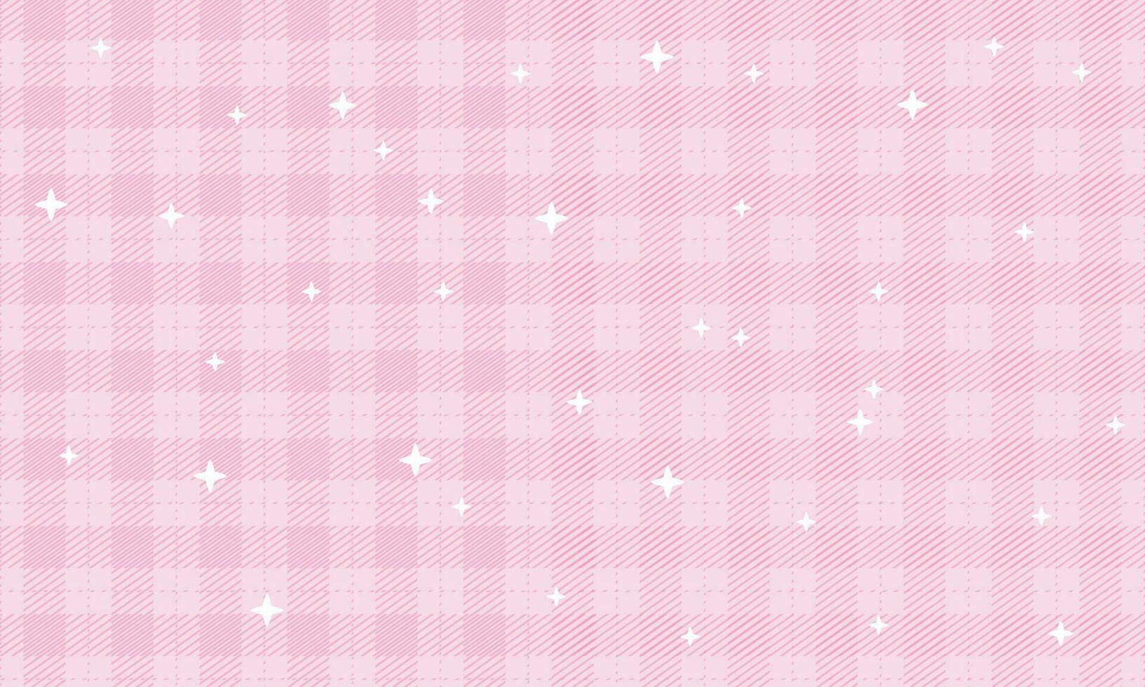 Vektor Plaid Stoff Textur Rosa Farbe nahtlos Muster Vektor Illustration Hintergrund