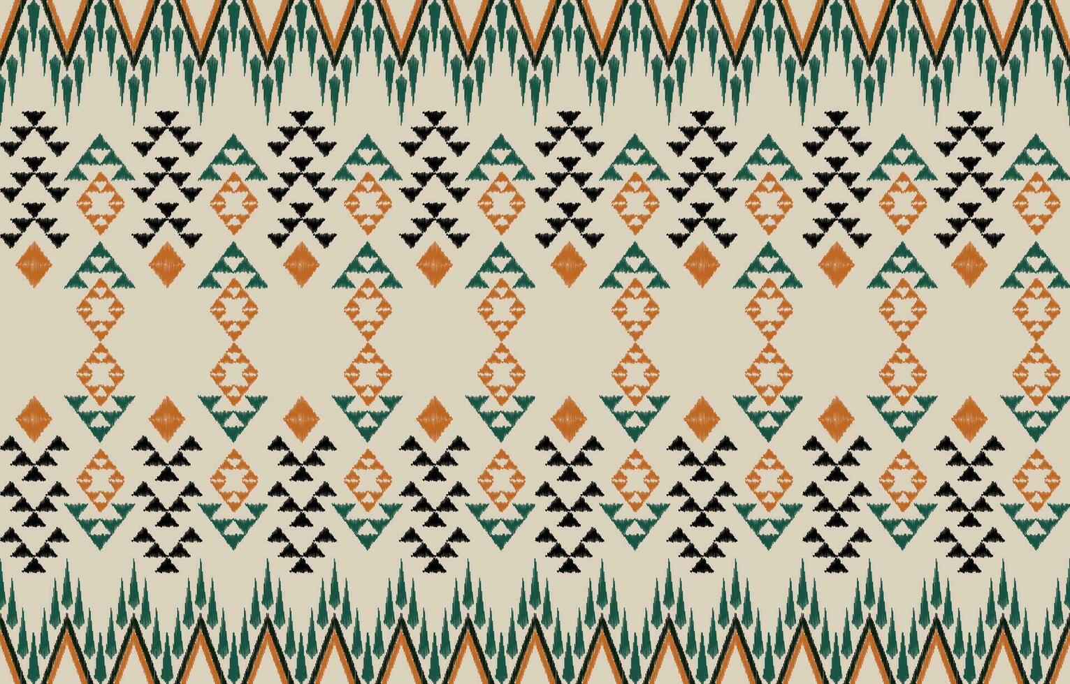 ethnisch abstrakt Ikat Kunst. aztekisch Ornament drucken. geometrisch ethnisch Muster nahtlos Farbe orientalisch. Design zum Hintergrund ,Vorhang, Teppich, Hintergrund, Kleidung, Verpackung, Batik, Vektor Illustration.