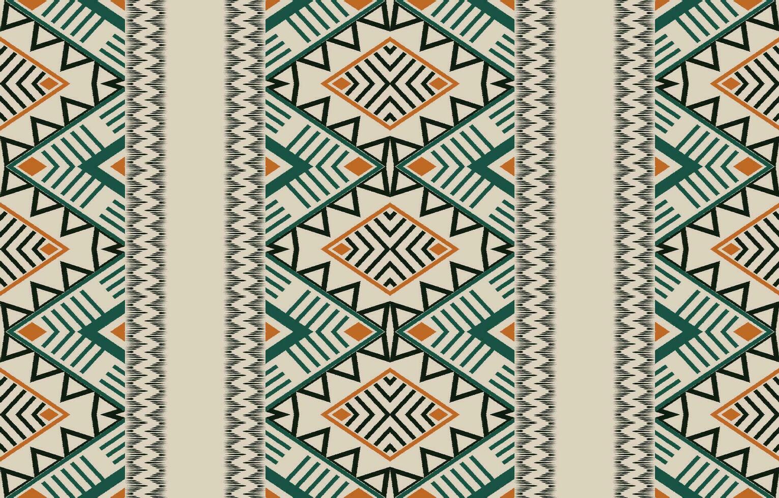 etnisk abstrakt ikat konst. aztec prydnad skriva ut. geometrisk etnisk mönster sömlös Färg orientalisk. design för bakgrund ,ridå, matta, tapet, Kläder, omslag, batik, vektor illustration.