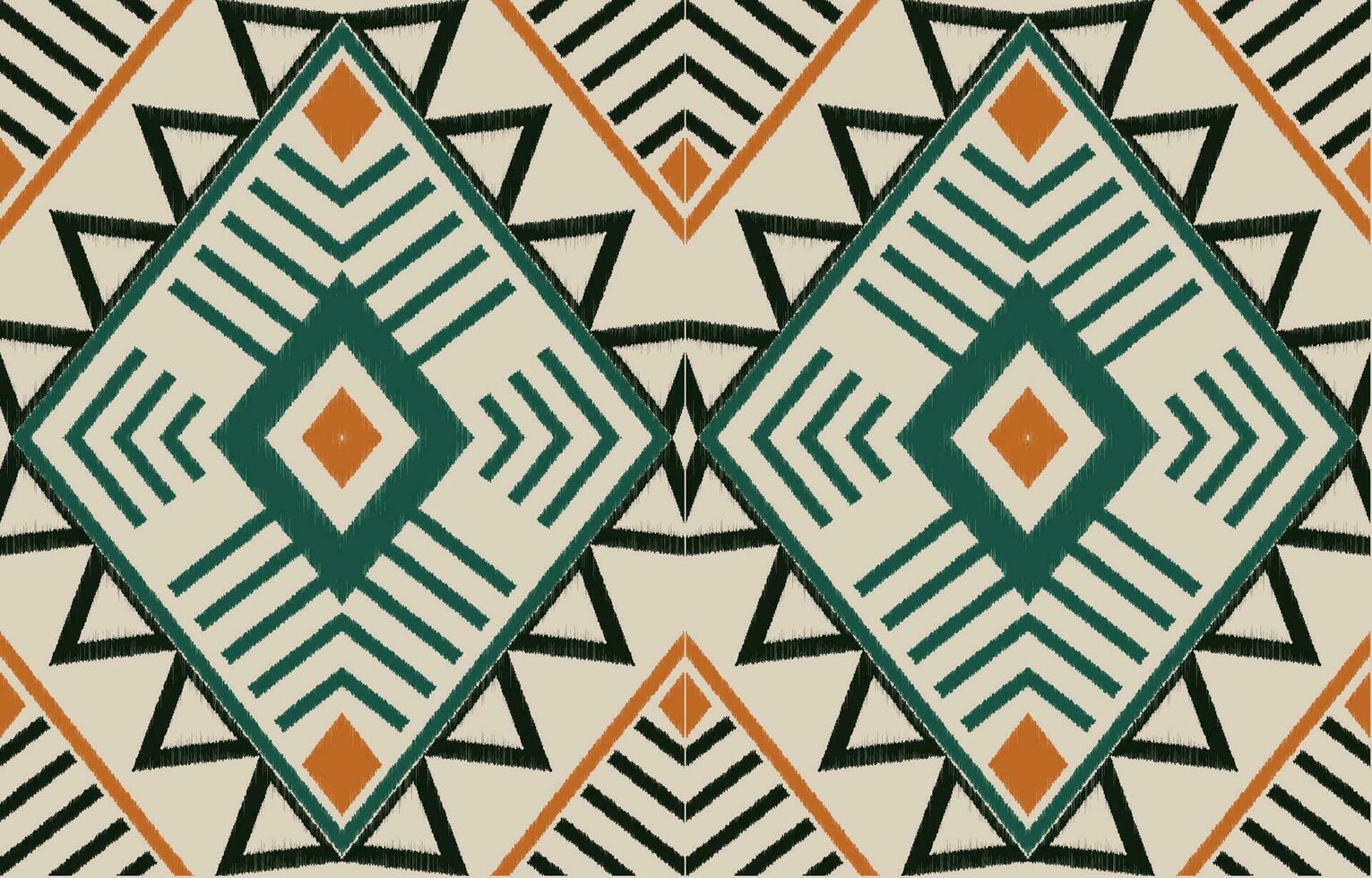 etnisk abstrakt ikat konst. aztec prydnad skriva ut. geometrisk etnisk mönster sömlös Färg orientalisk. design för bakgrund ,ridå, matta, tapet, Kläder, omslag, batik, vektor illustration.