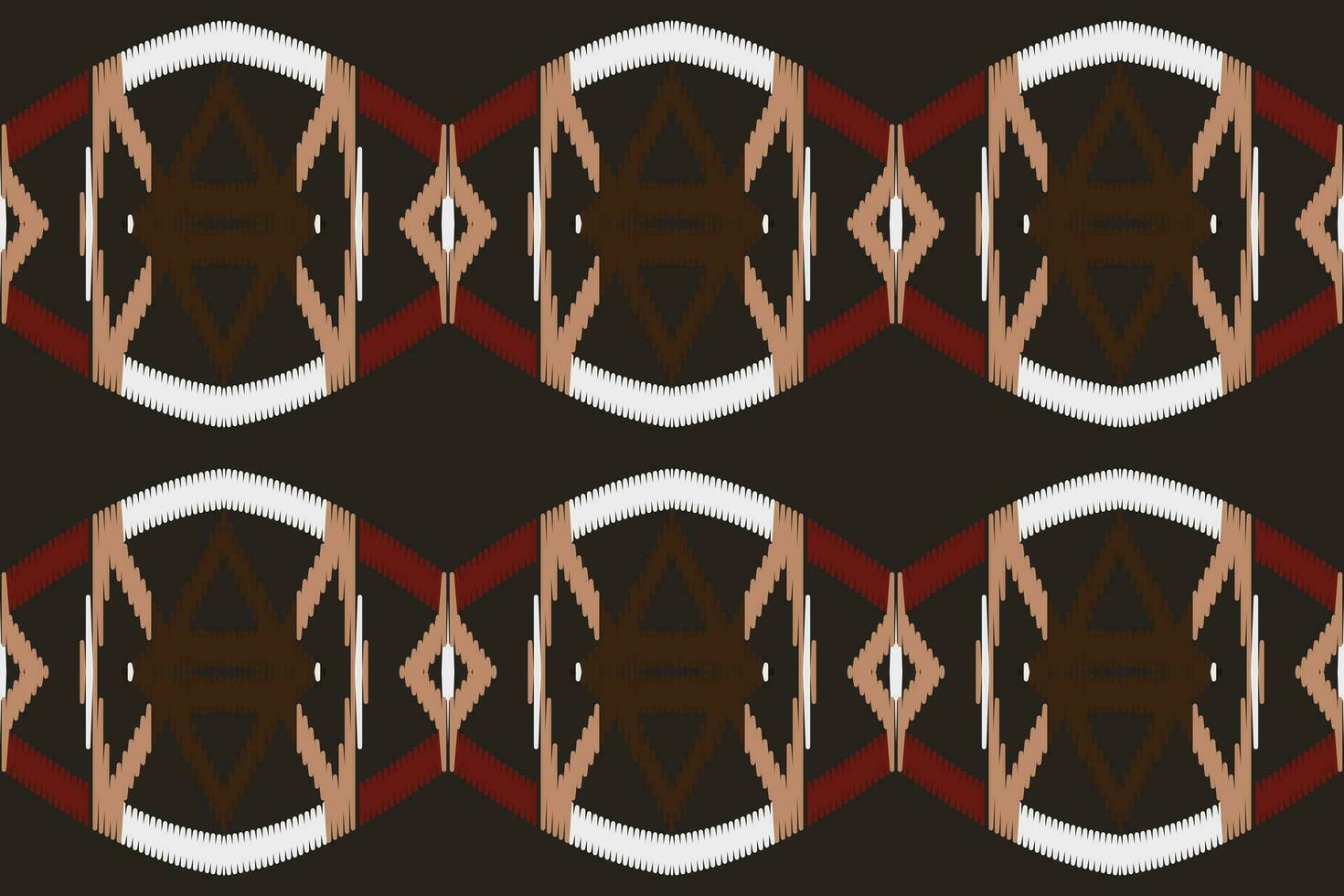 motiv ikat paisley broderi bakgrund. ikat tyg geometrisk etnisk orientalisk mönster traditionell.aztec stil abstrakt vektor illustration.design för textur, tyg, kläder, inslagning, sarong.