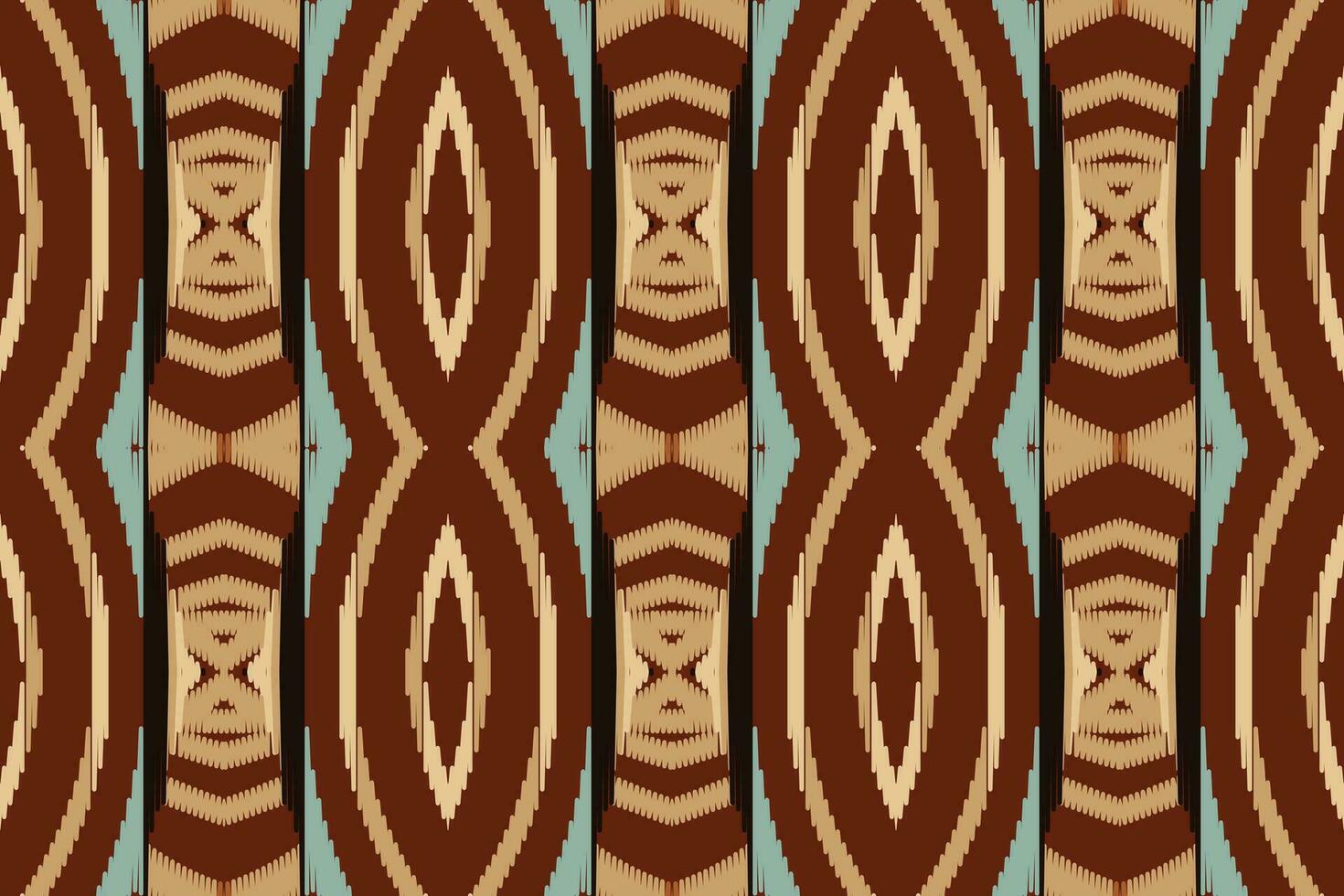 Ikat Damast Stickerei Hintergrund. Ikat Design geometrisch ethnisch orientalisch Muster traditionell.aztekisch Stil abstrakt Vektor illustration.design zum Textur, Stoff, Kleidung, Verpackung, Sarong.