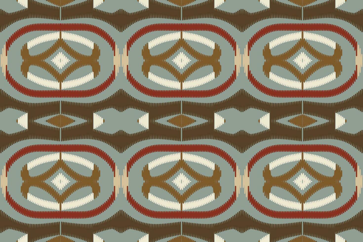 ikat paisley mönster broderi bakgrund. ikat rand geometrisk etnisk orientalisk mönster traditionell.aztec stil abstrakt vektor illustration.design för textur, tyg, kläder, inslagning, sarong.