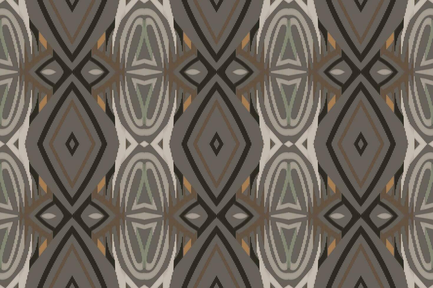 ikat blommig paisley broderi bakgrund. ikat textur geometrisk etnisk orientalisk mönster traditionell.aztec stil abstrakt vektor illustration.design för textur, tyg, kläder, inslagning, sarong.