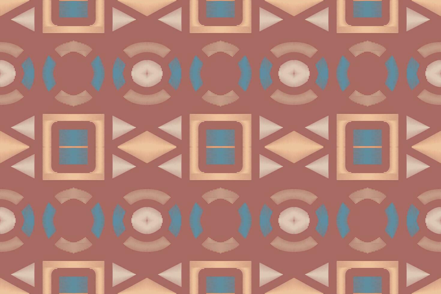 Ikat Damast Paisley Stickerei Hintergrund. Ikat aztekisch geometrisch ethnisch orientalisch Muster traditionell.aztekisch Stil abstrakt Vektor illustration.design zum Textur, Stoff, Kleidung, Verpackung, Sarong.