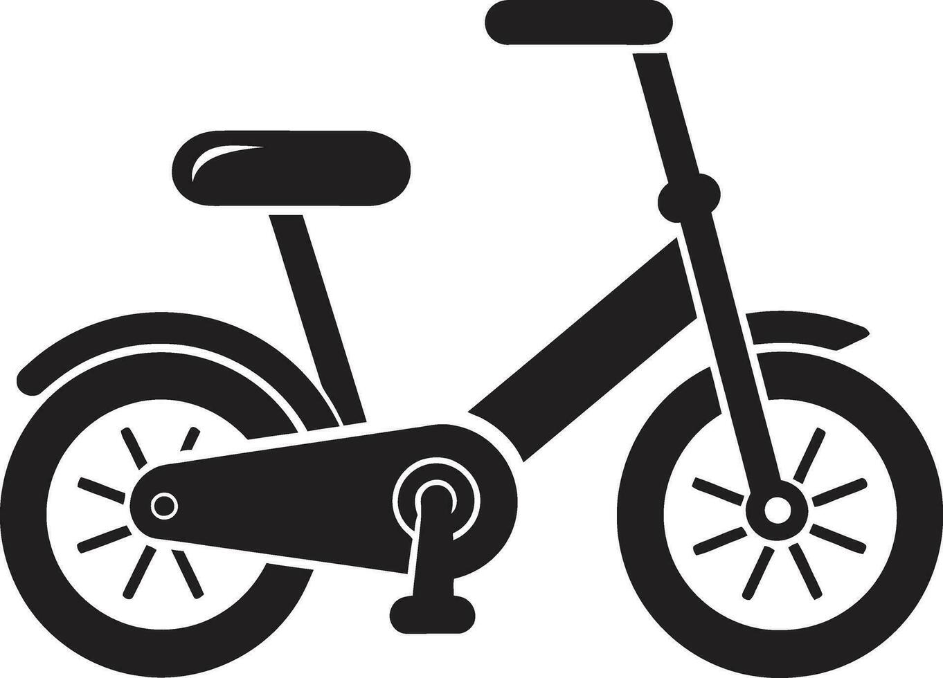 illustrieren das Freude von Radfahren Fahrrad Vektoren Zyklus eisig Vektor Fahrrad Kunst