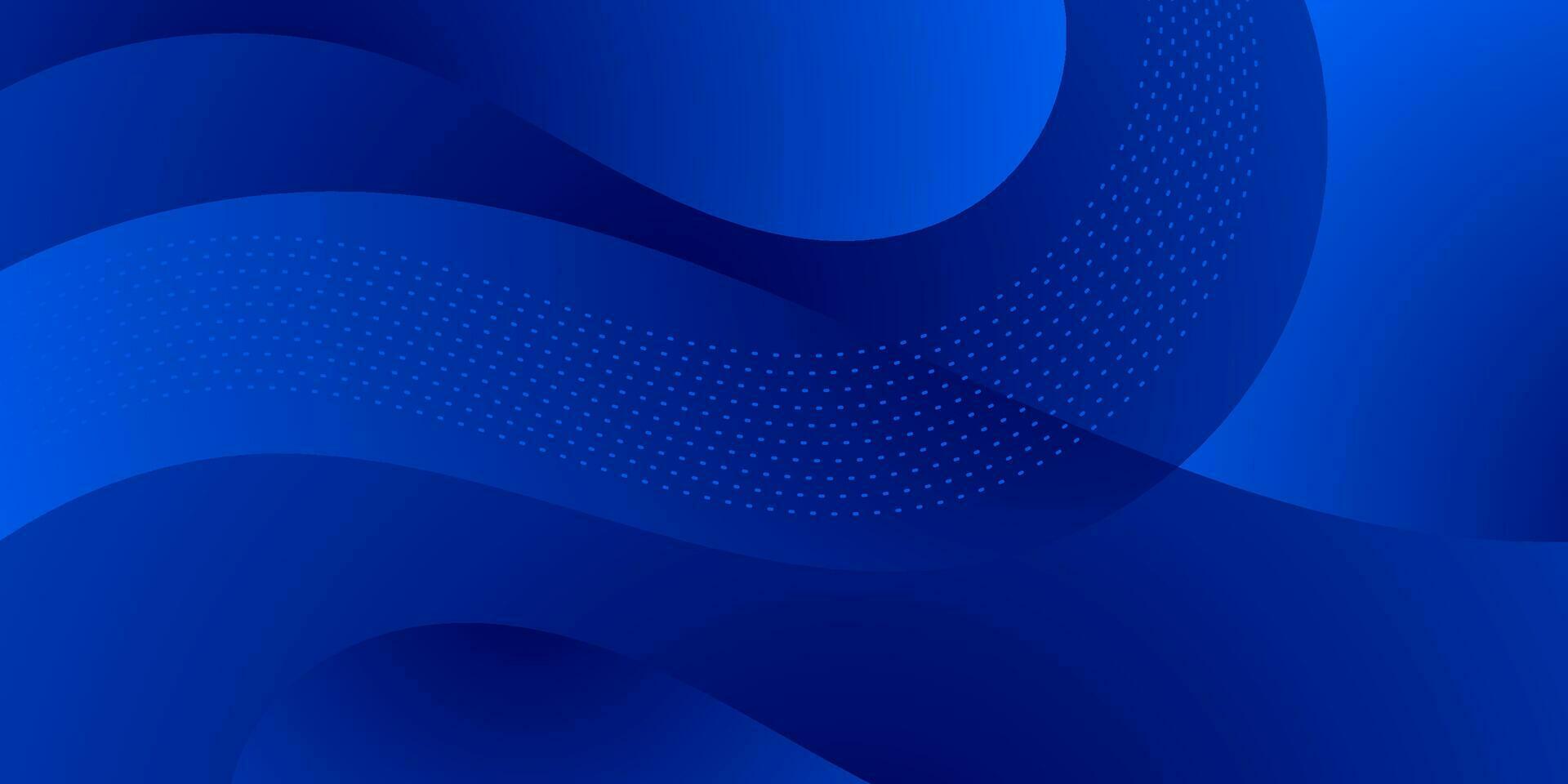 abstrakt elegant Blau Welle Hintergrund vektor