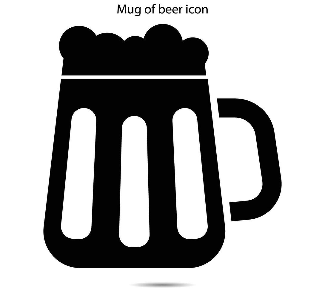 Becher von Bier Symbol vektor