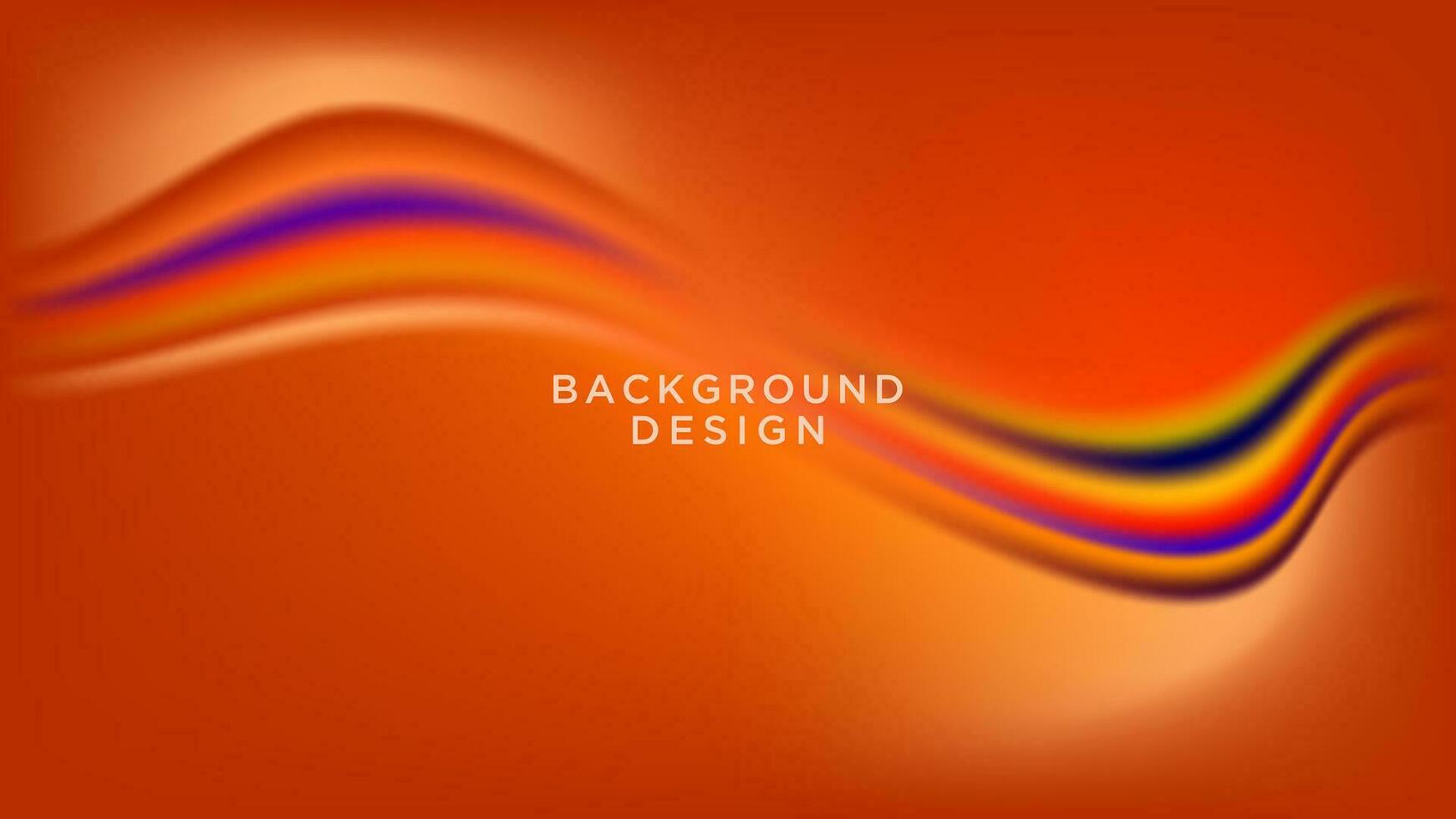 abstrakt bakgrund elegant lutning maska orange slät flytande färgrik design vektor mall Bra för modern hemsida, tapet, omslag design